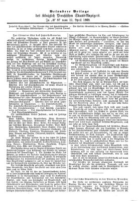 Königlich Preußischer Staats-Anzeiger (Allgemeine preußische Staats-Zeitung) Samstag 11. April 1868