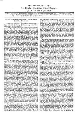 Königlich Preußischer Staats-Anzeiger (Allgemeine preußische Staats-Zeitung) Samstag 4. Juli 1868