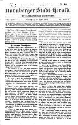 Fränkischer Herold Samstag 6. April 1861