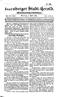 Fränkischer Herold Montag 8. April 1861