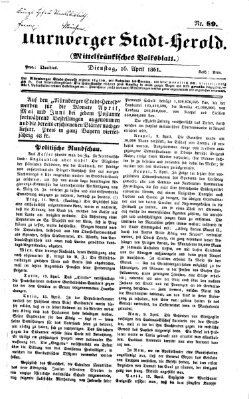 Fränkischer Herold Dienstag 16. April 1861