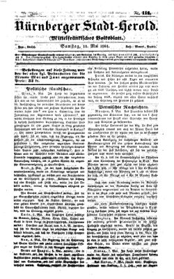 Fränkischer Herold Samstag 11. Mai 1861