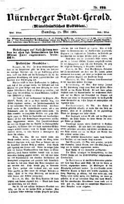 Fränkischer Herold Samstag 25. Mai 1861