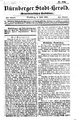 Fränkischer Herold Samstag 8. Juni 1861