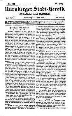 Fränkischer Herold Samstag 22. Juni 1861