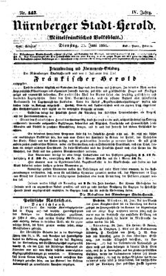 Fränkischer Herold Dienstag 25. Juni 1861