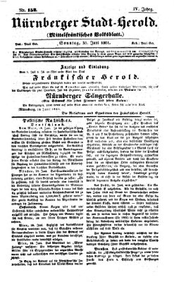 Fränkischer Herold Sonntag 30. Juni 1861