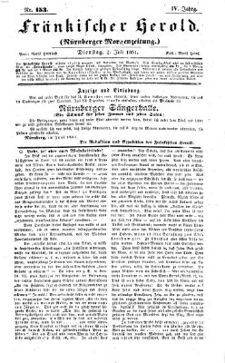 Fränkischer Herold Dienstag 2. Juli 1861