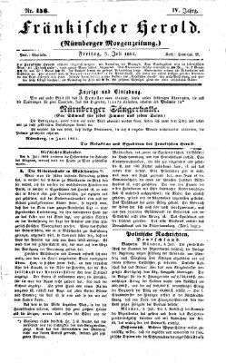 Fränkischer Herold Freitag 5. Juli 1861