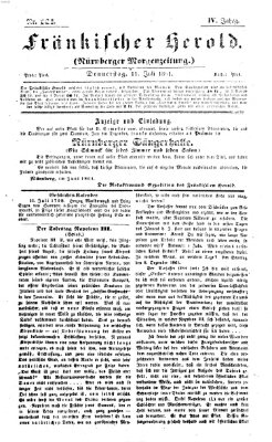 Fränkischer Herold Donnerstag 11. Juli 1861