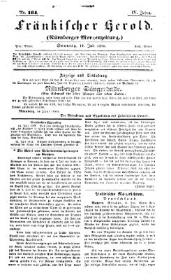 Fränkischer Herold Sonntag 14. Juli 1861