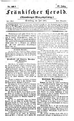 Fränkischer Herold Samstag 20. Juli 1861