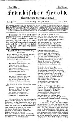 Fränkischer Herold Donnerstag 25. Juli 1861