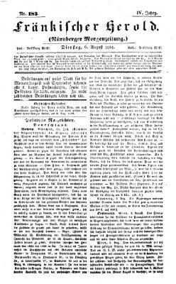 Fränkischer Herold Dienstag 6. August 1861