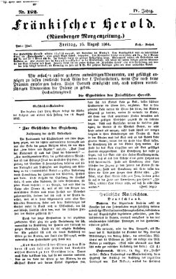 Fränkischer Herold Freitag 16. August 1861