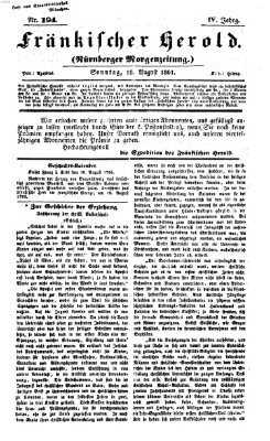 Fränkischer Herold Sonntag 18. August 1861