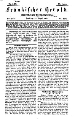 Fränkischer Herold Freitag 23. August 1861