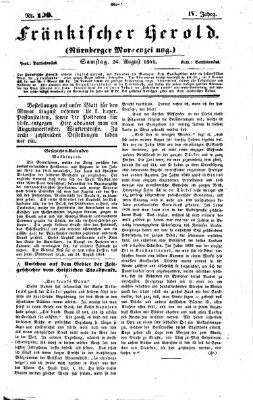 Fränkischer Herold Samstag 24. August 1861