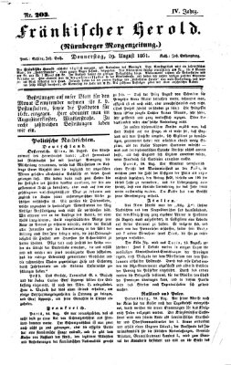 Fränkischer Herold Donnerstag 29. August 1861