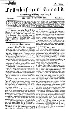 Fränkischer Herold Mittwoch 4. September 1861