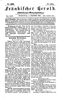 Fränkischer Herold Donnerstag 5. September 1861