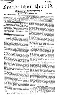 Fränkischer Herold Freitag 13. September 1861