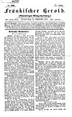 Fränkischer Herold Donnerstag 19. September 1861