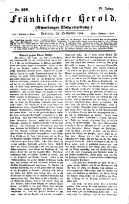 Fränkischer Herold Freitag 27. September 1861