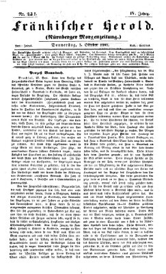 Fränkischer Herold Donnerstag 3. Oktober 1861