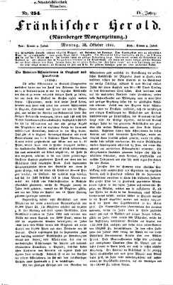 Fränkischer Herold Montag 28. Oktober 1861