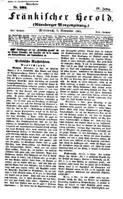 Fränkischer Herold Mittwoch 6. November 1861