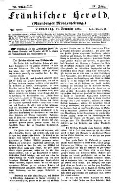 Fränkischer Herold Donnerstag 14. November 1861