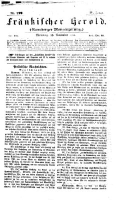 Fränkischer Herold Montag 18. November 1861