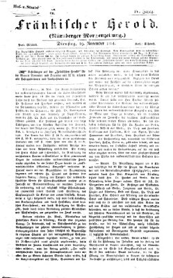 Fränkischer Herold Dienstag 19. November 1861