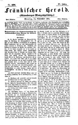 Fränkischer Herold Montag 25. November 1861