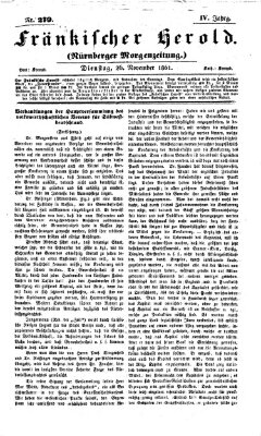 Fränkischer Herold Dienstag 26. November 1861