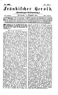 Fränkischer Herold Mittwoch 11. Dezember 1861