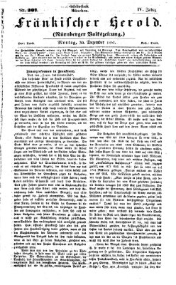 Fränkischer Herold Montag 30. Dezember 1861