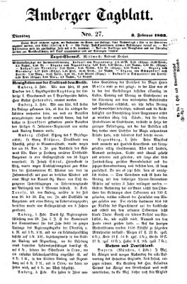 Amberger Tagblatt Dienstag 3. Februar 1863