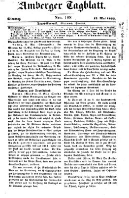 Amberger Tagblatt Dienstag 12. Mai 1863