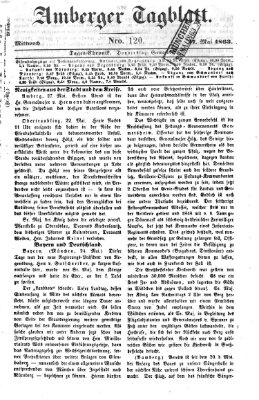 Amberger Tagblatt Mittwoch 27. Mai 1863