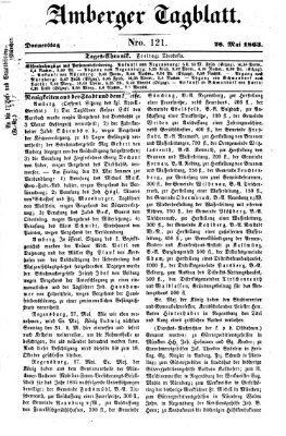 Amberger Tagblatt Donnerstag 28. Mai 1863