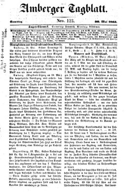 Amberger Tagblatt Samstag 30. Mai 1863