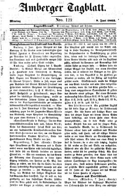 Amberger Tagblatt Montag 8. Juni 1863