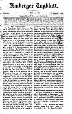 Amberger Tagblatt Freitag 7. August 1863