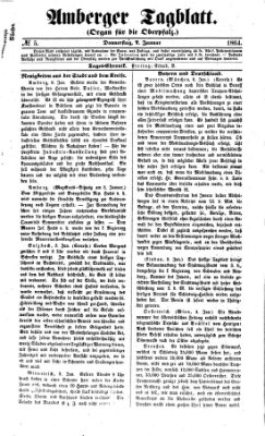 Amberger Tagblatt Donnerstag 7. Januar 1864