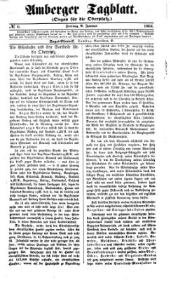 Amberger Tagblatt Freitag 8. Januar 1864