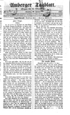 Amberger Tagblatt Samstag 16. Januar 1864