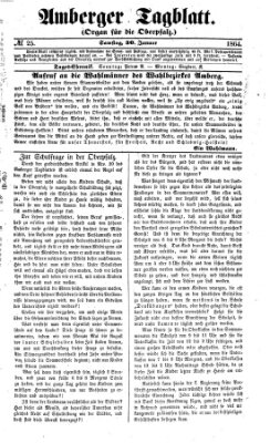 Amberger Tagblatt Samstag 30. Januar 1864