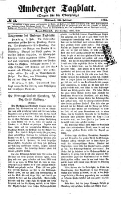 Amberger Tagblatt Mittwoch 10. Februar 1864